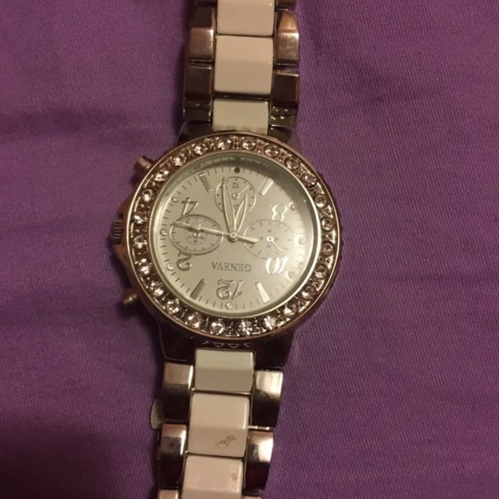 Women’s Swiss movement white watch
